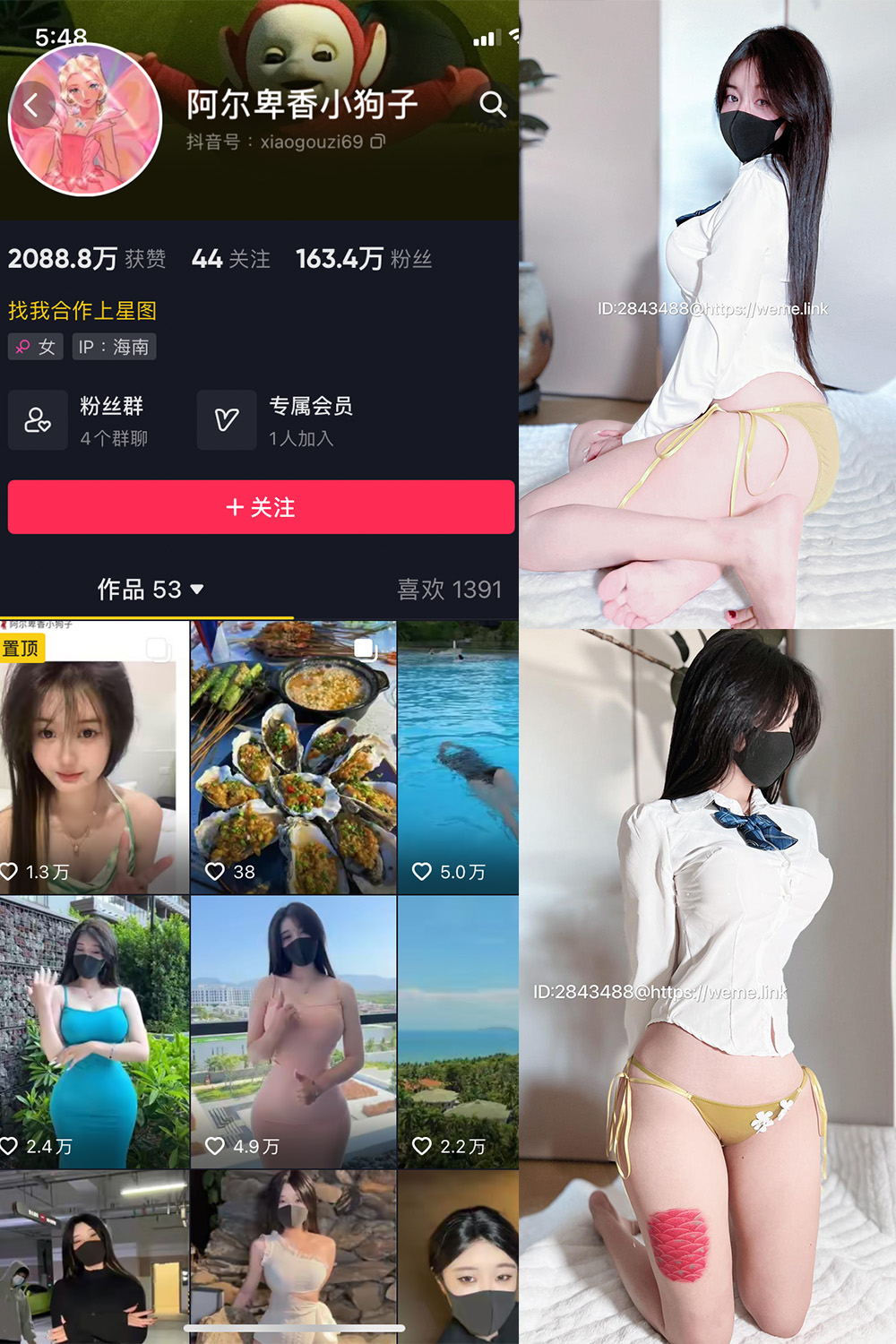 抖音 阿尔卑香小狗子 微密圈 NO.010期 【39P】